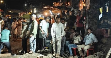 Adv Bhaskar Parab night inspection of water pipeline work