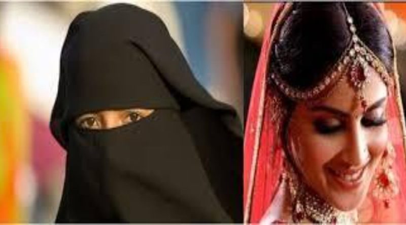 "Hindu Muslim women representing religious conversion law"