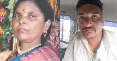"सांगलीतील मानमोडी येथील मृत संगीता झेंडे आणि आरोपी मुलगा जगदीश झेंडे यांचे छायाचित्र."