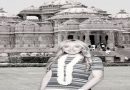 Tiffany Trump visiting Swaminarayan Akshardham Temple in Delhi India