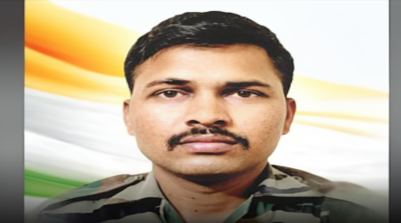 भारतीय सैन्य दलातील जवान विशाल सदाशिव घोडके यांचा फोटो