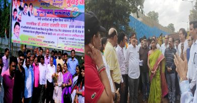 कांदिवली पूर्व येथील १२० फुटी डीपी रोडच्या कामाची पाहणी आणि भूमिपूजन सोहळ्यात सहभागी झालेले काँग्रेसचे माजी लोकप्रतिनिधी व स्थानिक नागरिक